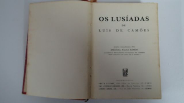 Os Lusiadas , edição antiga da Porto Editora