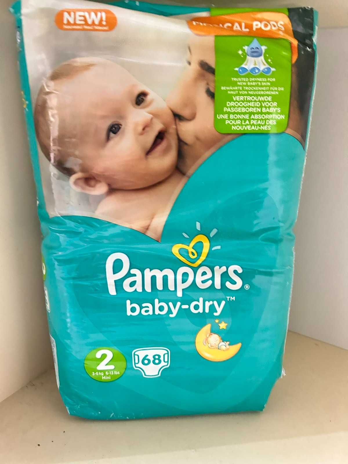 Pampers baby dry, premium protection 2,3,;4