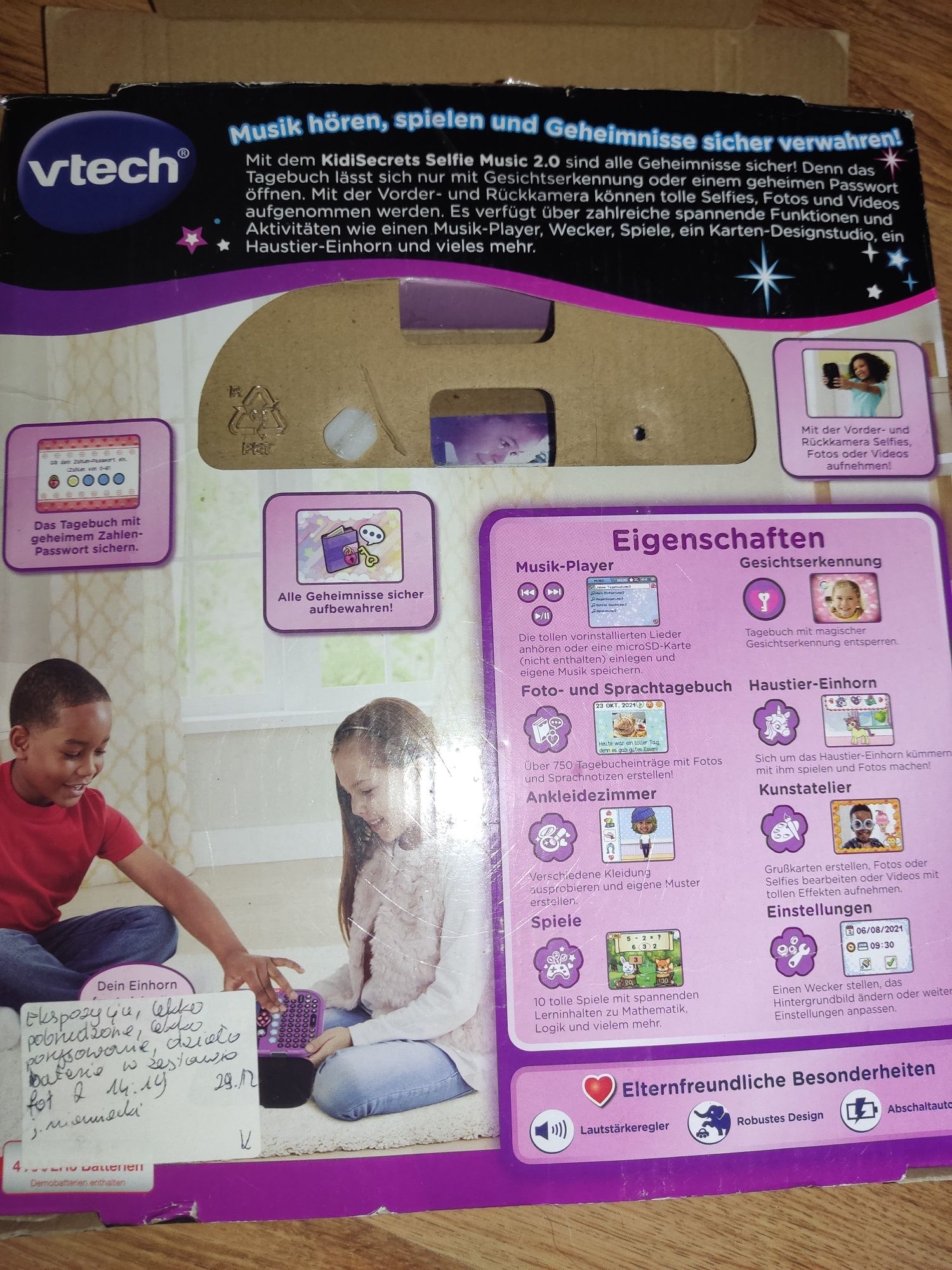 Pamiętnik vtech kidisecrets