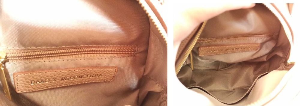 DAAG Bali x msdoncellita  beżowy plecaczek 2w1