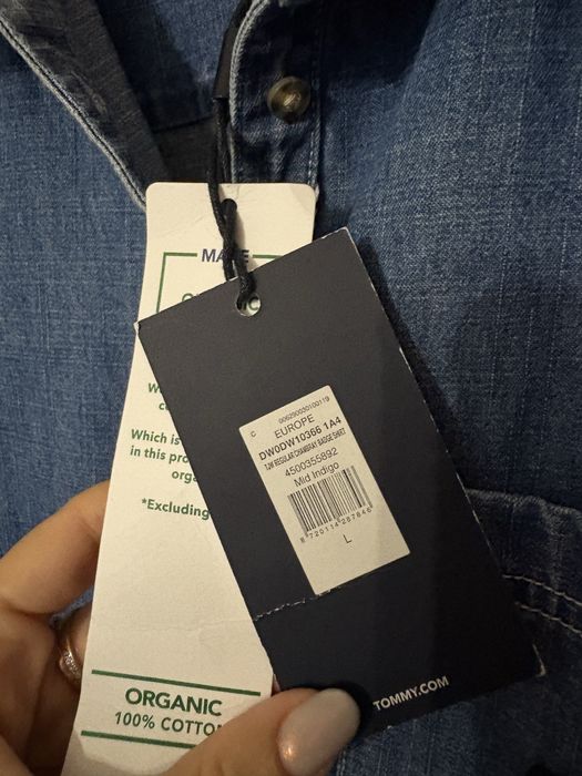 Нова джинсова рубашка жіноча від tommy hilfiger