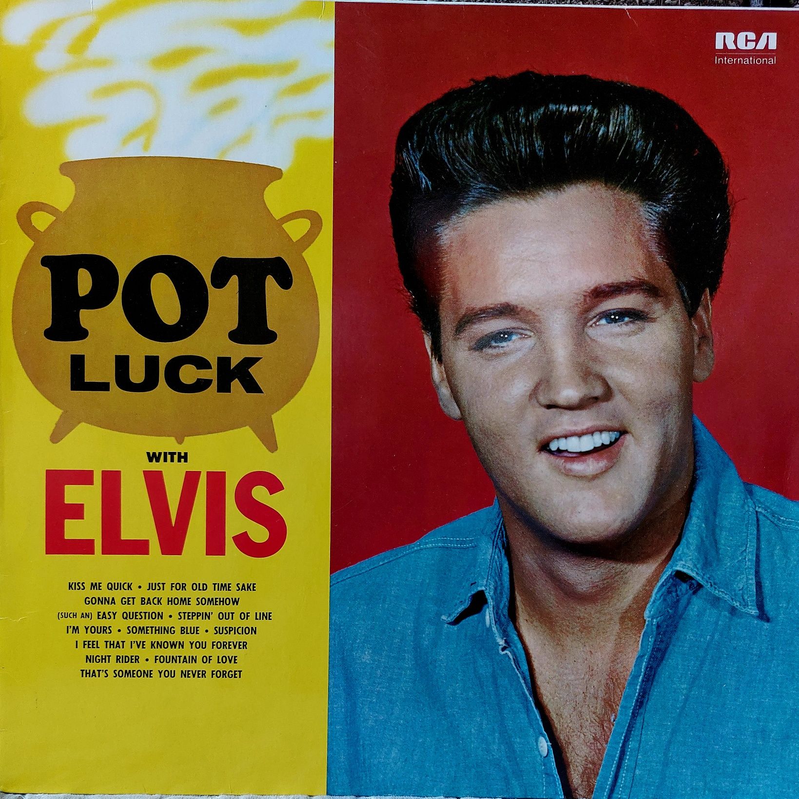 Elvis Presley Lp. POT LUCK