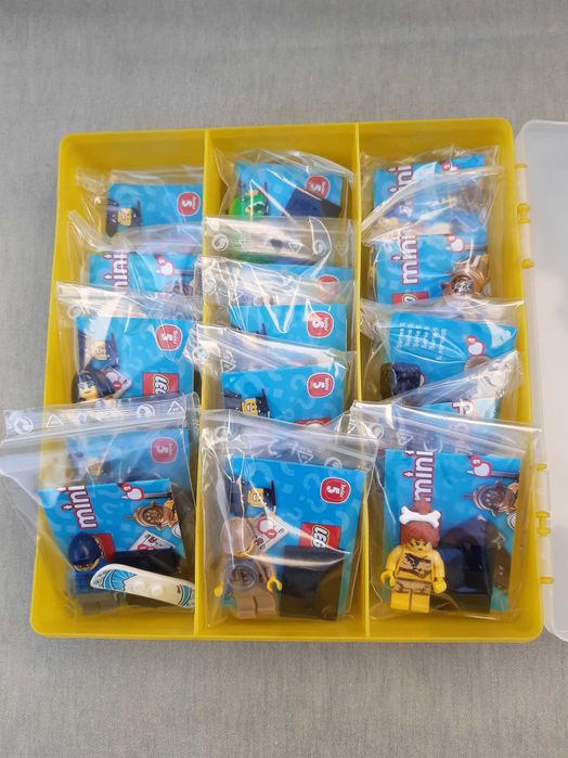 Lego Originais 16 Minifiguras Série 5 Conjunto Completo com Folhetos