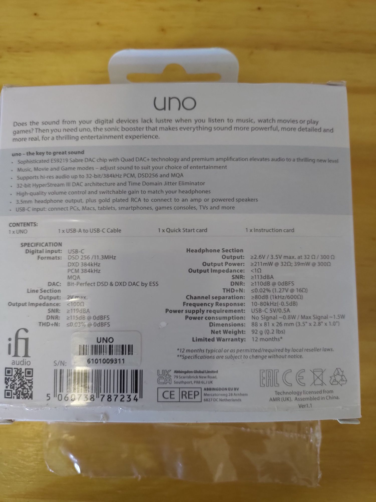 IFI Uno dac hi-fi