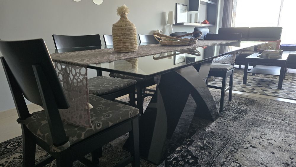 Mesa de vidro 1 mt X 2 mt