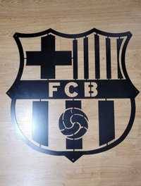 Metalowy herb FC Barcelona
