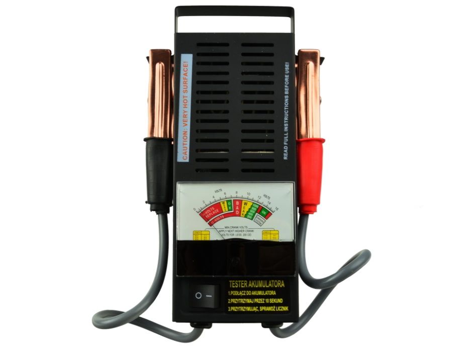 Aparelho de teste de baterias 6 e 12V