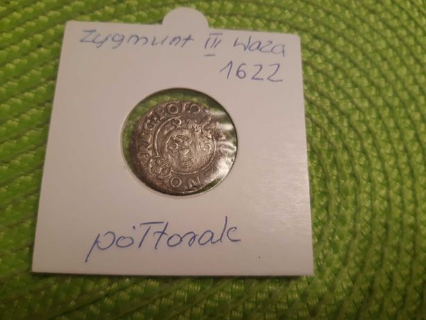 moneta srebrna polska z 1622r