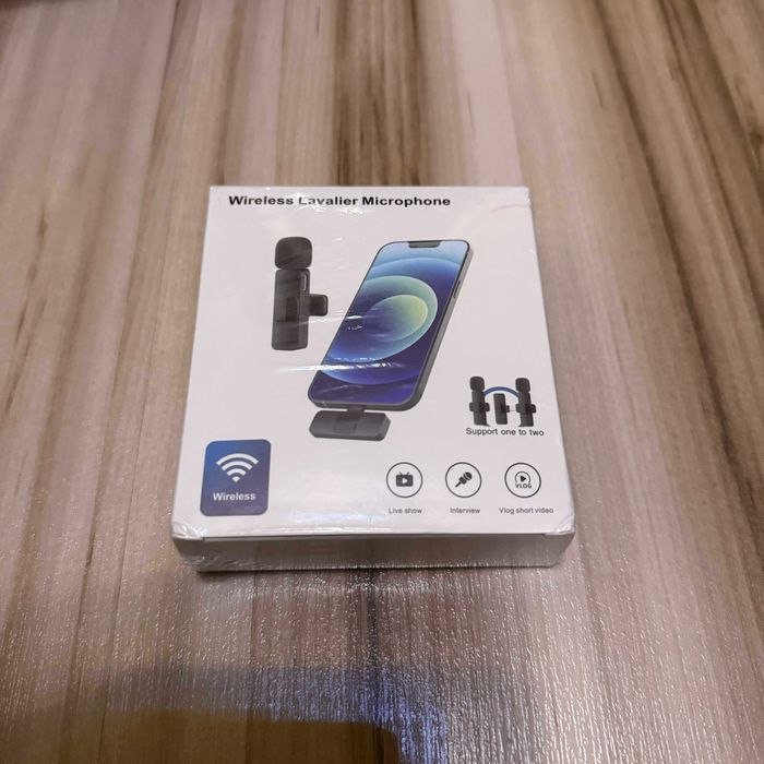 Wireless Lavalier Microphone - Hitozon Mikrofon do nagrywania filmów