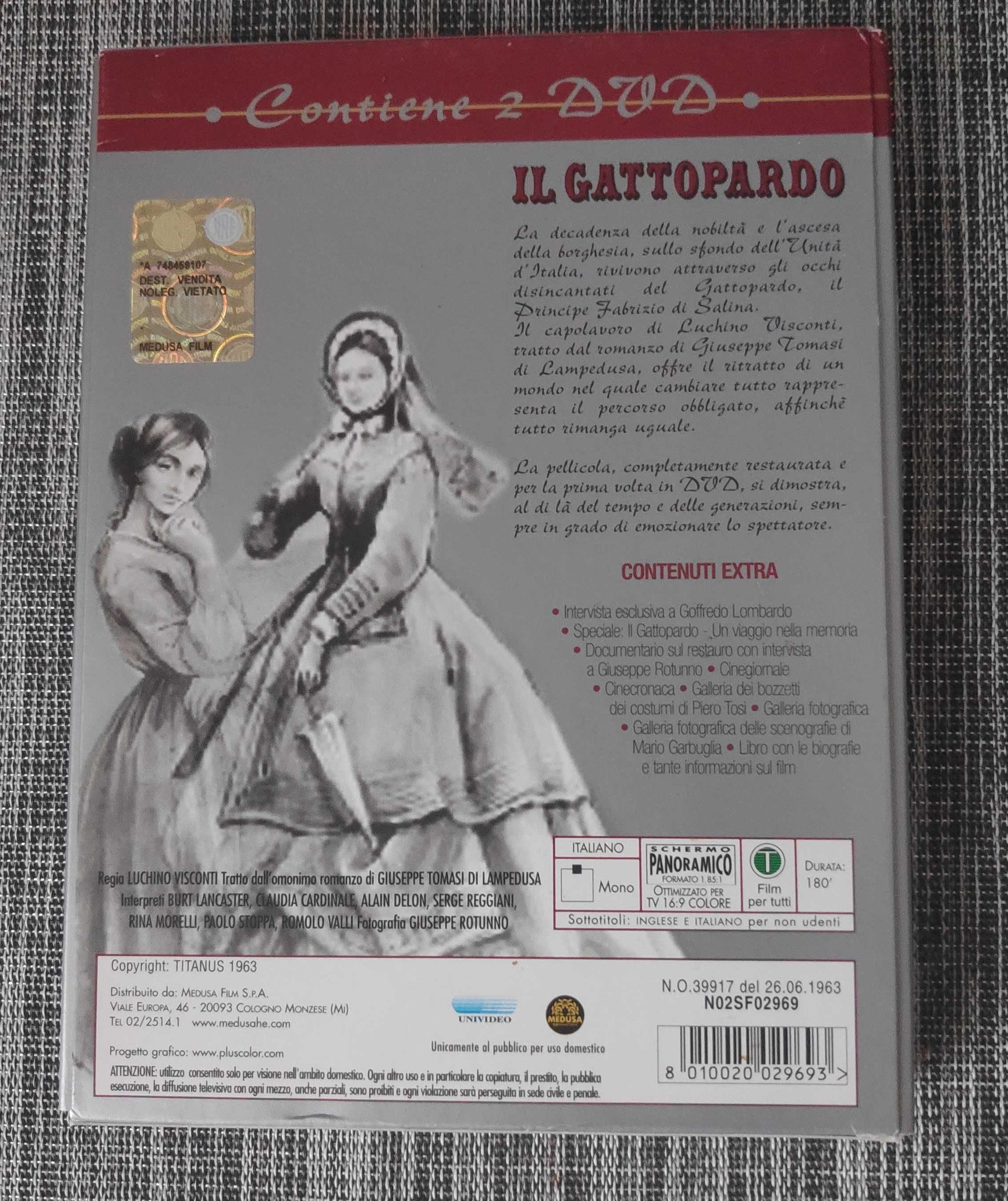 Il Gattopardo rok 1963 na DVD Unikat