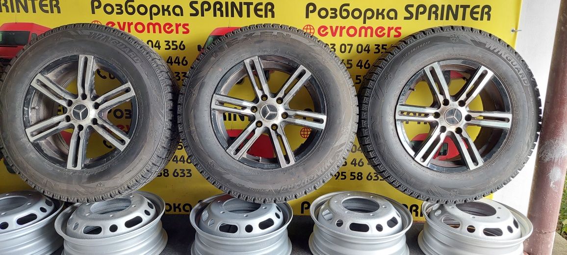 резина дельфін 225 75 r17 mercedes Sprinter w907 w906 Crafter Man