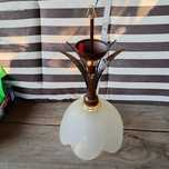 Lampa sufitowa, szklany klosz