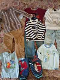 Реглан, джемпер, кофта,джинсы, одежда на мальчика. Пакет вещей