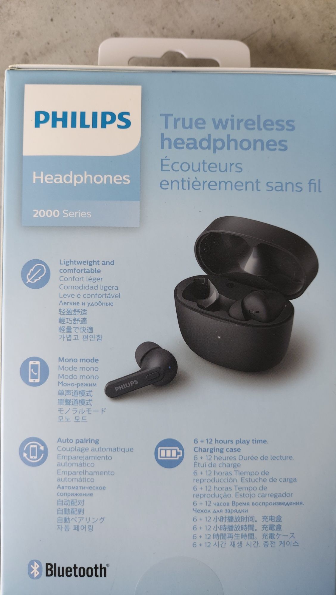 Słuchawki bezprzewodowe philips headphones 2000