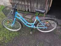 Niebieski rower miejski