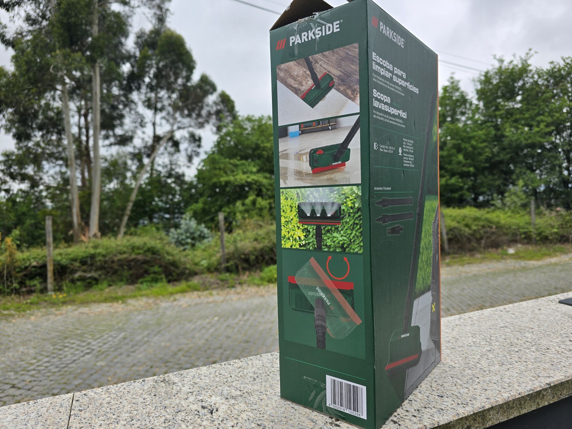 Escova limpa superfícies Parkside para lavadora de pressão