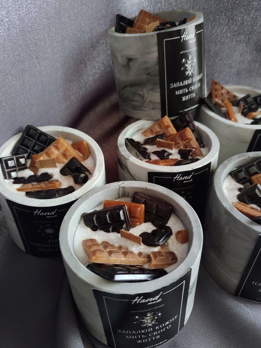 Свеча шоколад и карамель