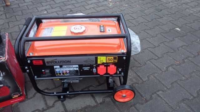 generator prądu 3 fazowy 4500 W ciągłego stabilizacja AVR miedz