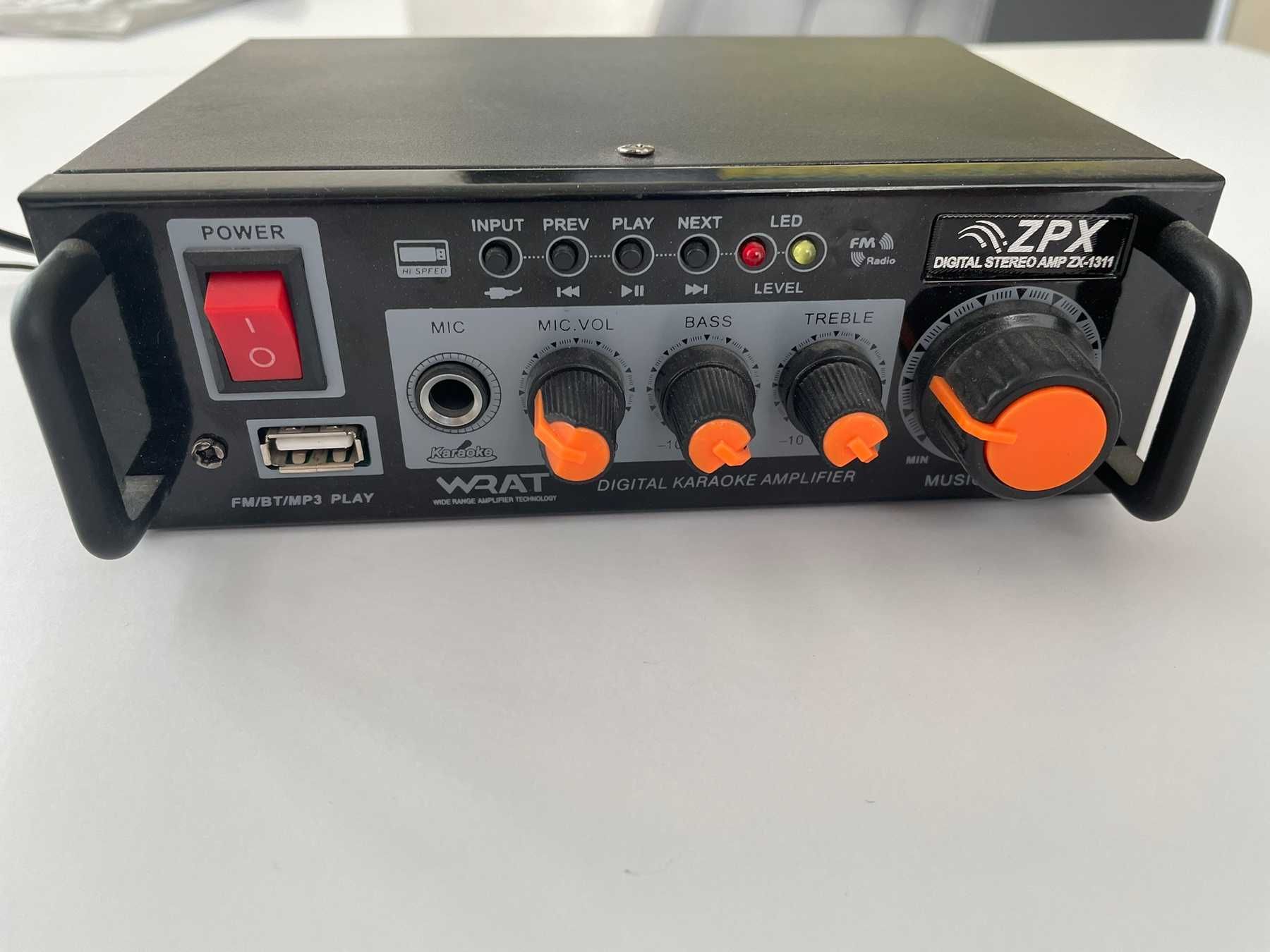 Стерео підсилювач звуку AMP ZPX-1311 FM тюнер USB Bluetooth