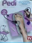Banco de Apoio para Pedicure com lupa e ventoinha