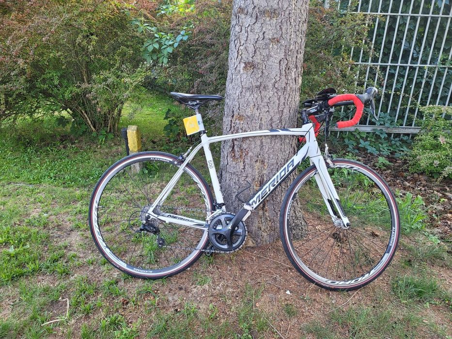 Rower szosowy Merida SCULTURA 500, triathlon, lemondka, pedały SPD