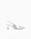 Sapatos prateados Zara