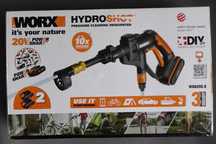 Myjka akumulatorowa bezprzewodowa Worx Hydroshot 2x 20 V MaxKit