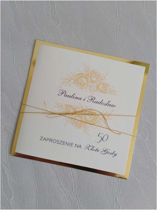zaproszenie na 50 lecie,25 lecie ślubu