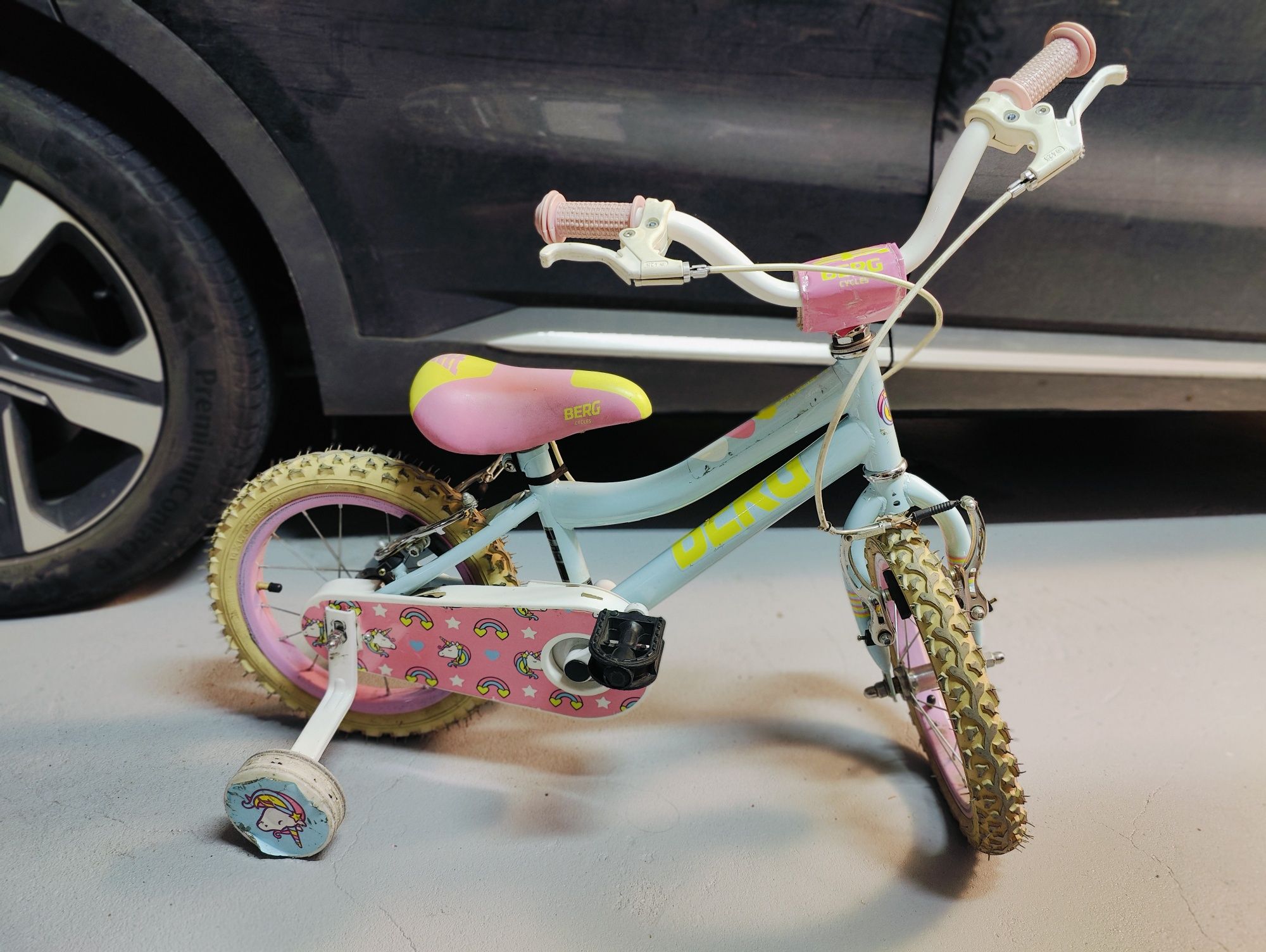 Bicicleta Unicórnio com rodinhas