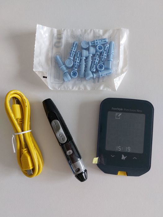 Máquina medidor de glicemia