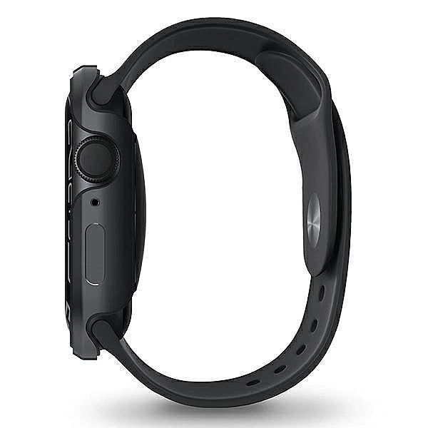 Uniq etui Valencia Apple Watch Series 4/5/6/7/8/se/se2/45/44mm. grafit