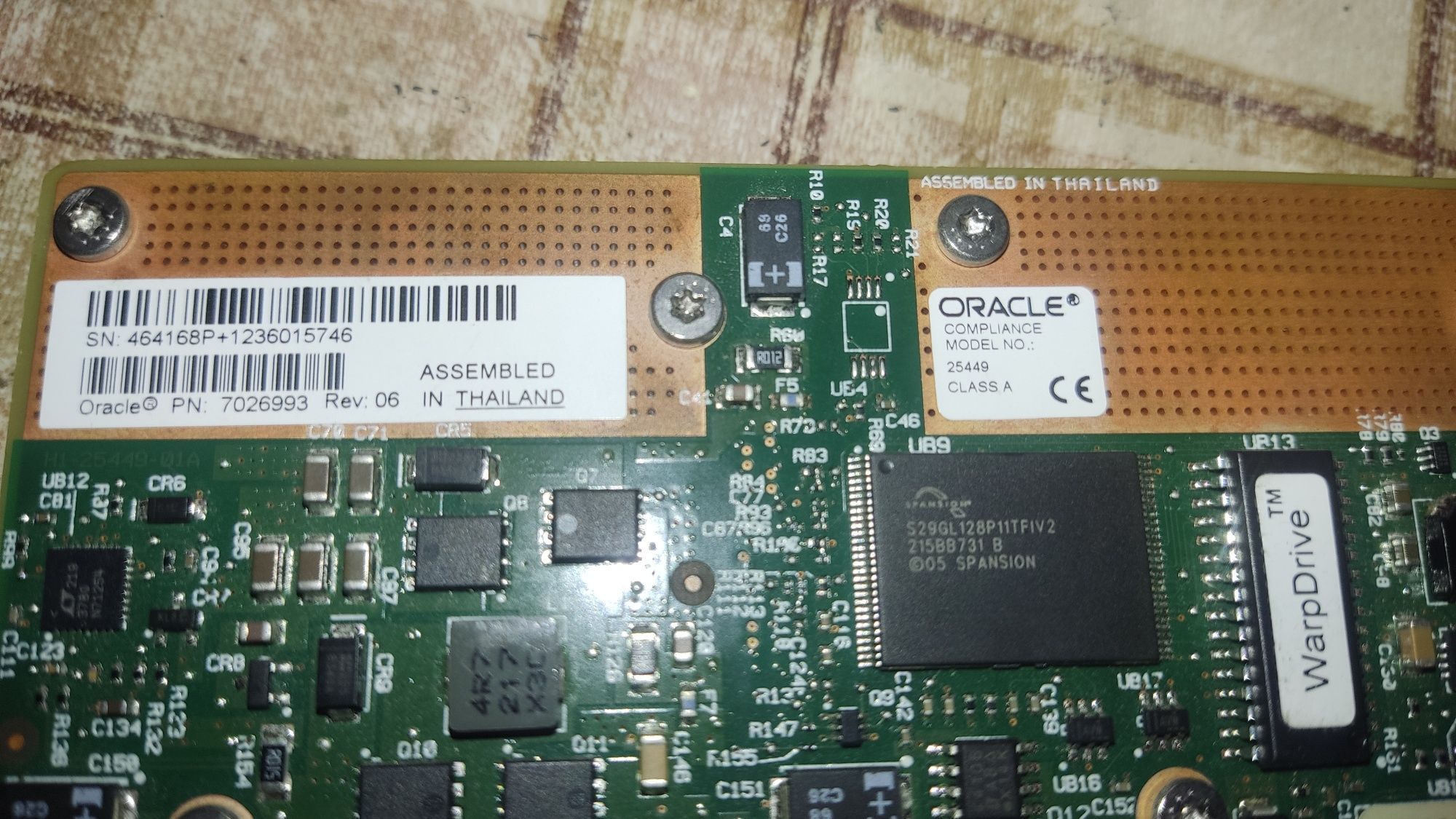 SSD 400GB PCI-e LSI WarpDrive/Sun F40 (702699З 464168P 1224002406)