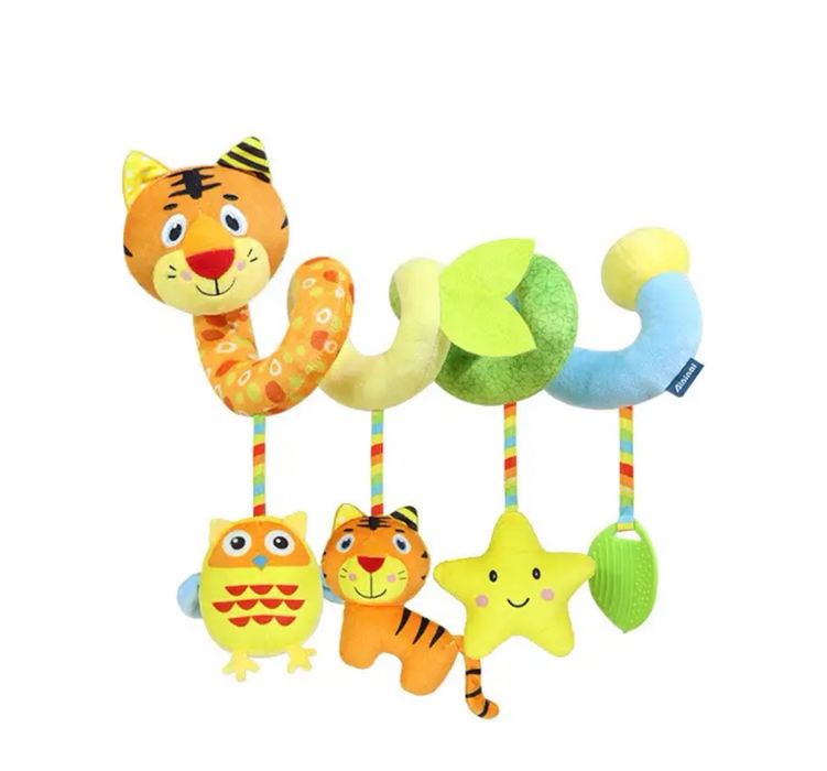 Розвиваюча іграшка-спіраль Тигреня, підвіска на ліжечко, коляску