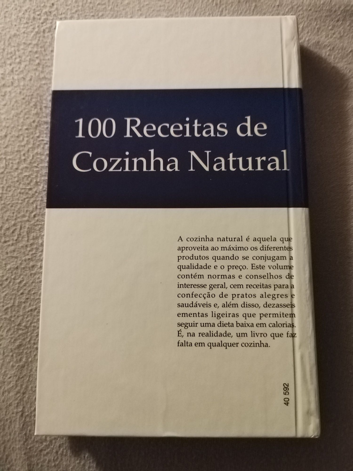 Livro 100 Receitas de Cozinha Natural