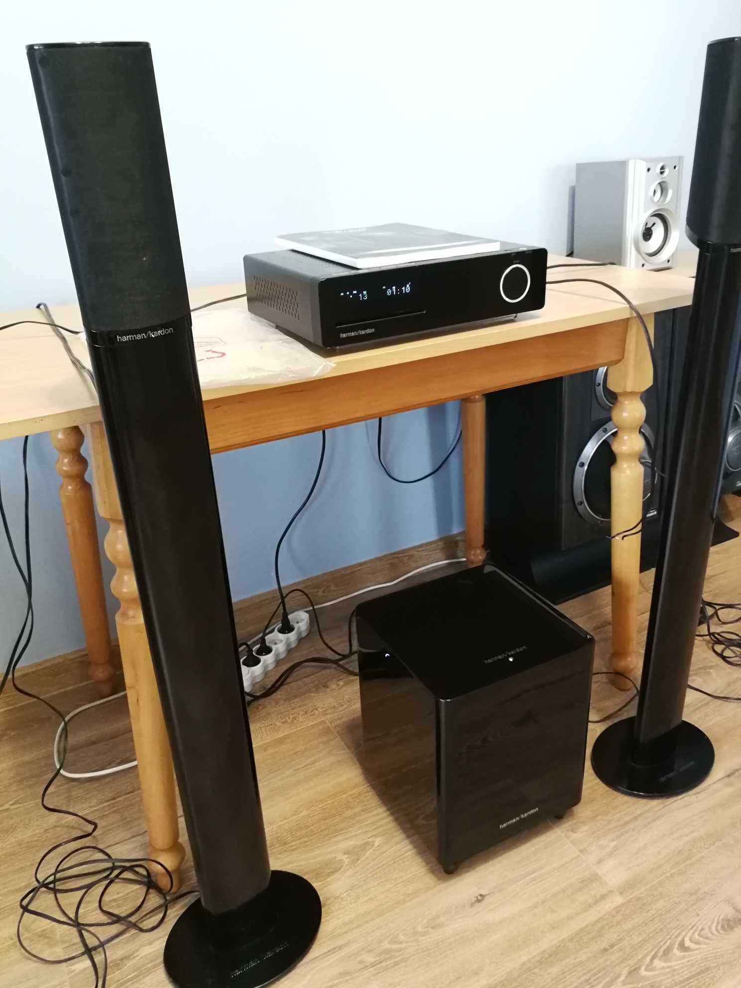 Harman Kardon Subwoofer HKTS210 SUB  SAT-TS11 +Standy HTFS2 + HS 2X0
