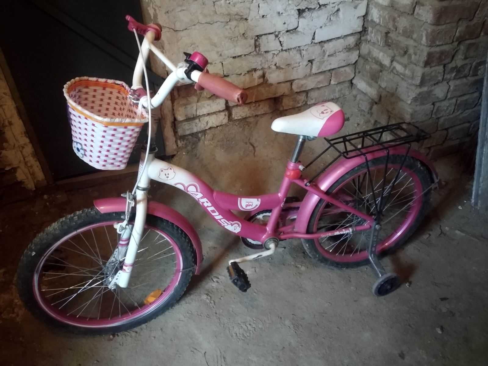 Дитячий велосипед Ardis Fashion Girl 16" 9"  Розовий
