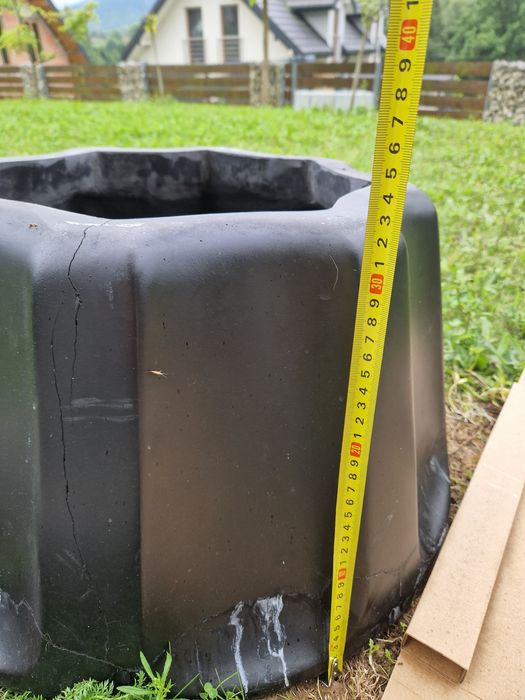 Duże  donice 2 sztuki donice betonowa fi 50 cm wys.33cm kraków