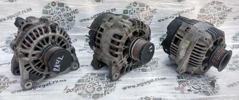 Генератор мотора Стартер 1,5 dci 1.9d  Kangoo Рено Канго Кенго деталі