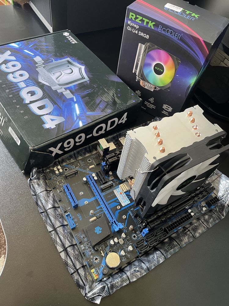 ПК-комплект: X99 + Xeon E5-2670 v3 + 32GB DDR4 + баштовий кулер SRGB