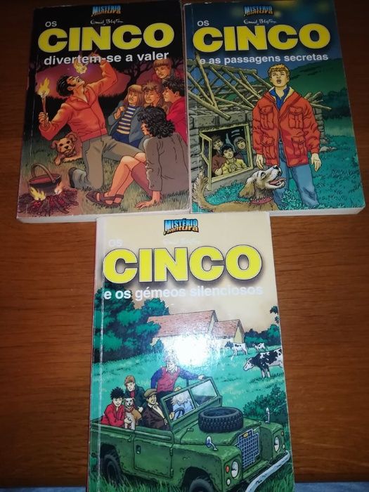 Pack de 3 Livros - Os Cinco - venda em pack ou individual