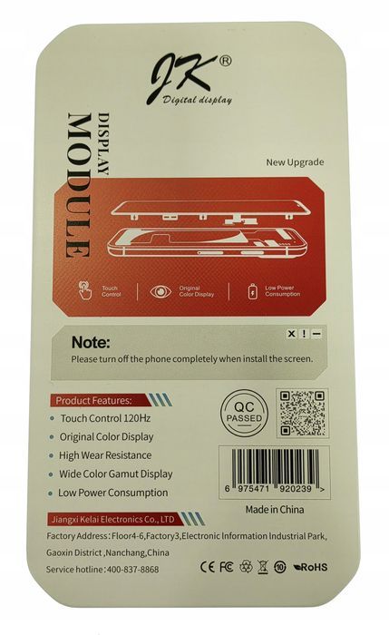 Nowy Wyświetlacz Lcd Ekran Incell Jk Do Apple Iphone 12 /12 Pro A2402