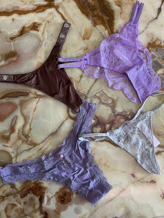 трусики,труси з камінням,трусы, білизна victoria’s secret багато