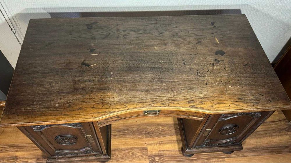 Biurko dębowe secesja antyk gabinetowe