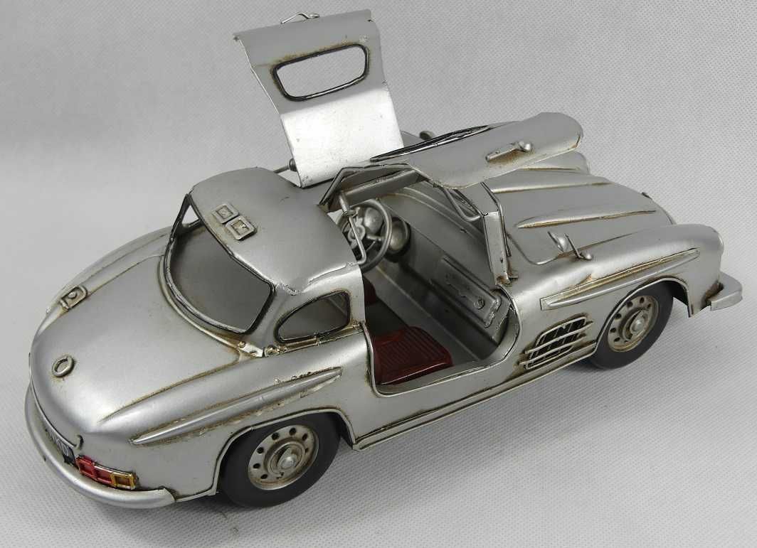 Gullwing Replika Metalowy Mercedes -Benz 300 SL AUTO pojazd retro