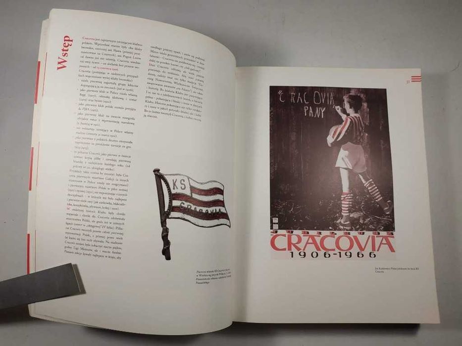 Książka CRACOVIA Kraków - DEDYKACJA - 2006 - Jubileusz sport klub