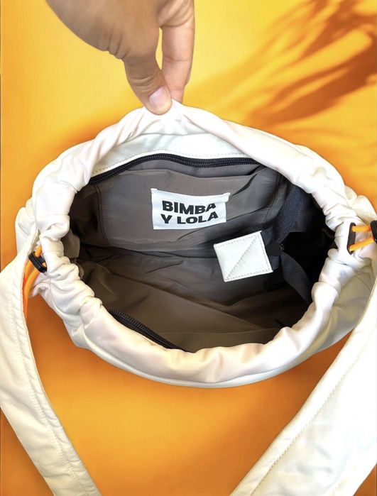 Bimba Y Lola White Shoulder Bag
