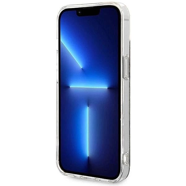 Etui Guess 4g MagSafe na iPhone 14 Plus - brązowe