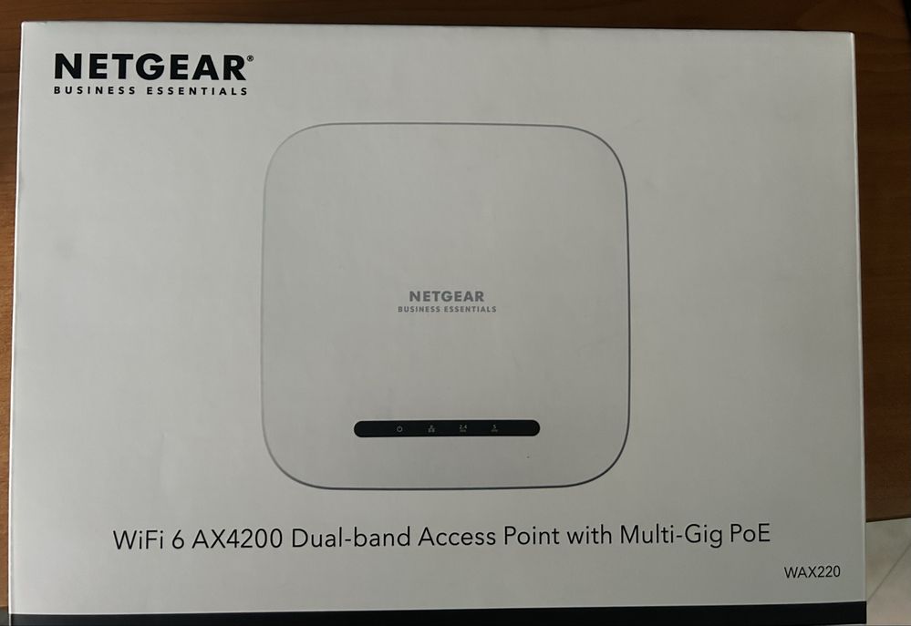 WiFi 6 Access Point with 2.5G PoE - NETGEAR WAX220
