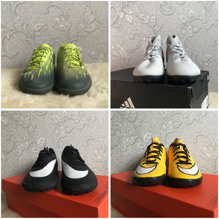 Оригінал, сороконіжки Nike та Adidas футзалки 42 41,5 41 26,5 26