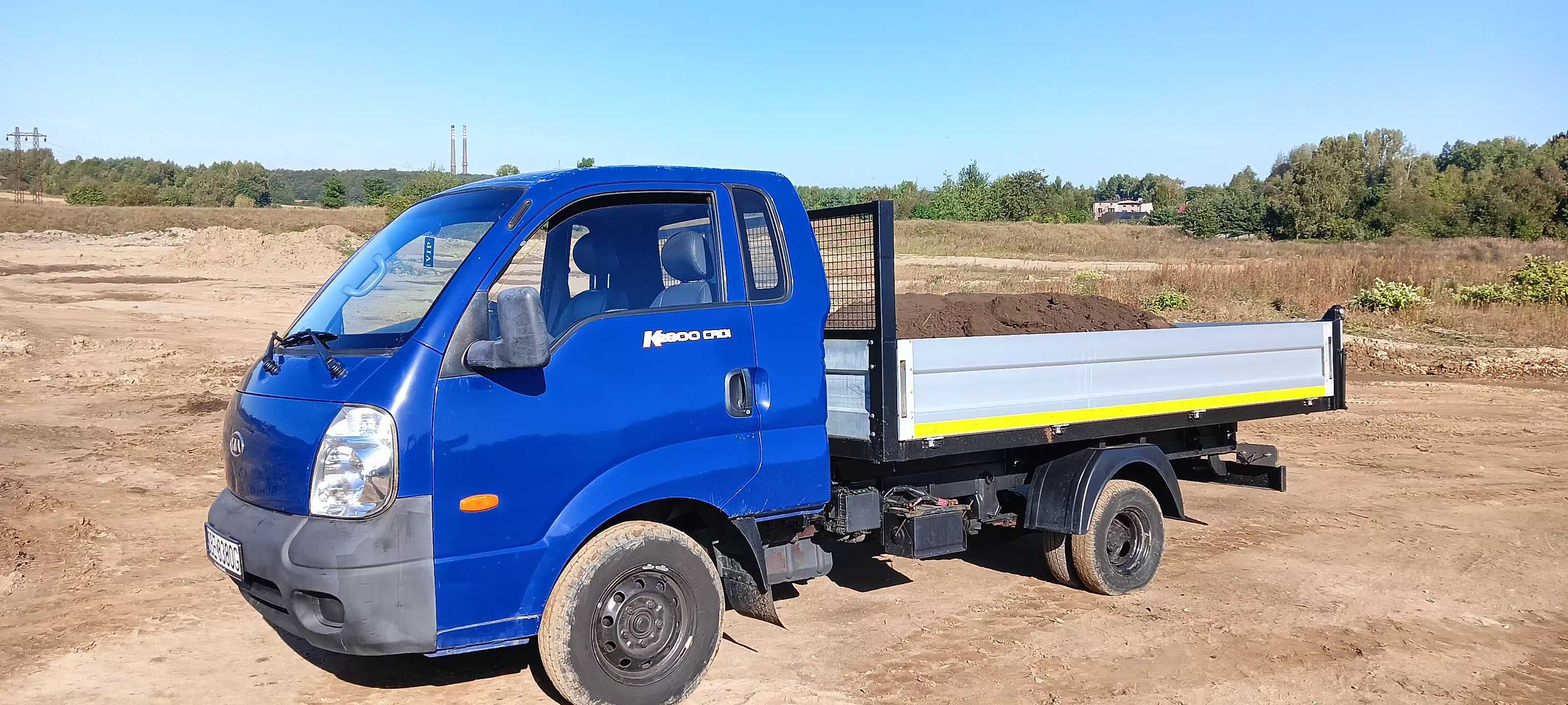 Transport, wywrotka do 3.5t, ziemia ogrodowa